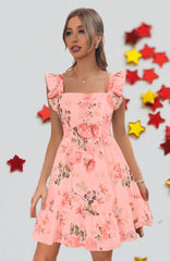 Sleeveless Floral Skirt