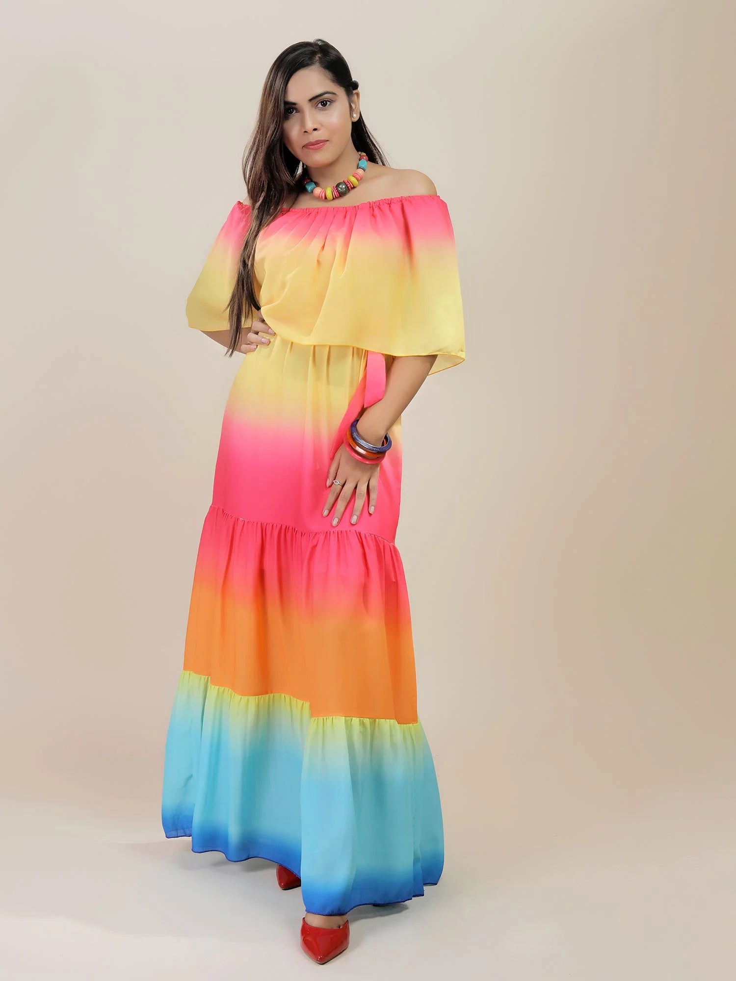 Multicolor_tunic_dress