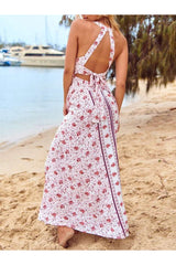 Floral Back knot A-line Dress