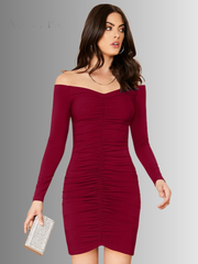 Cocktail off shoulder Dress